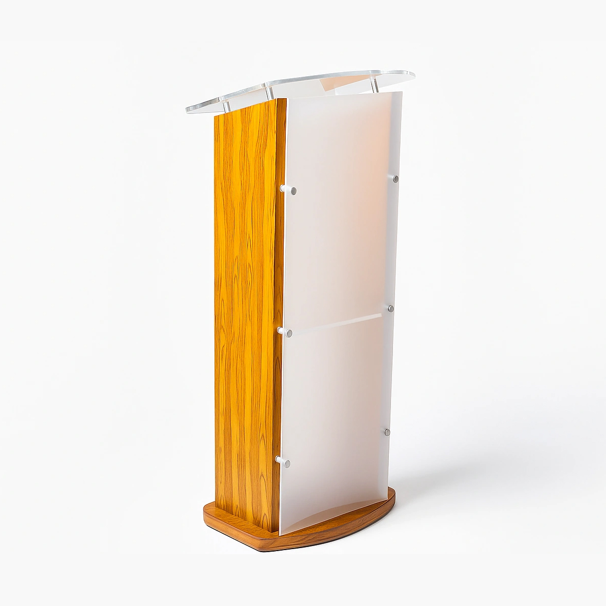 استند-سخنرانی-تریبون-بلندگو تریبون پایه چوبی - Image 1