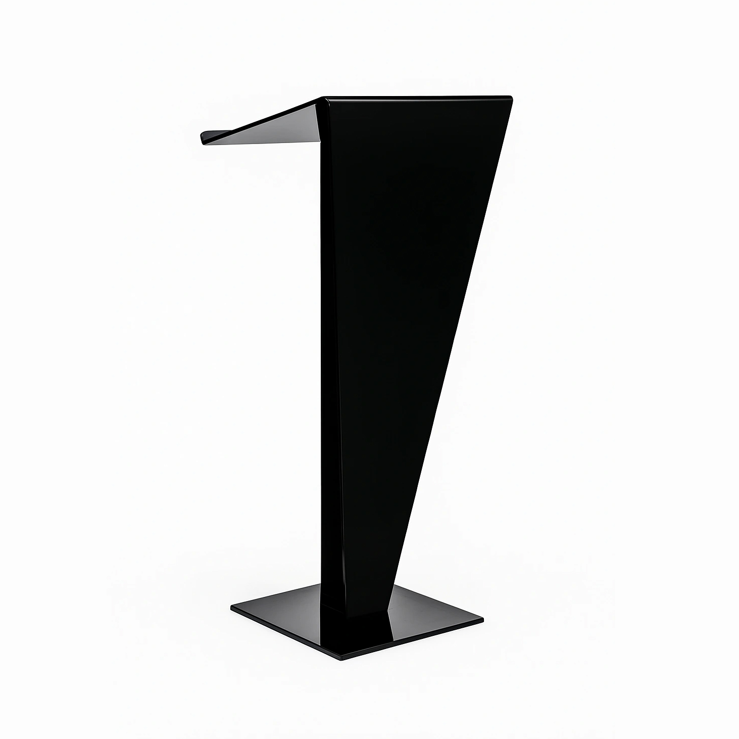 تریبون-آماده-سخنرانی-پلکسی تریبون خم مشکی - Image 1