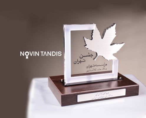 تندیس جشن تهران - نمونه تندیس - ساخت تندیس - سفارش تندیس - طراحی تندیس - نوین تندیس